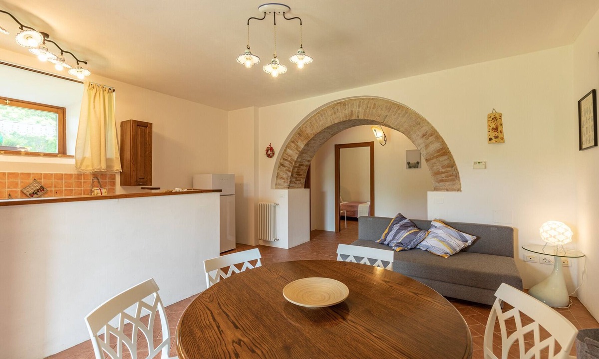 Chianciano Terme Apartment | Apartment 'Granaio' with Mountain View, Shared Pool and Wi-Fi