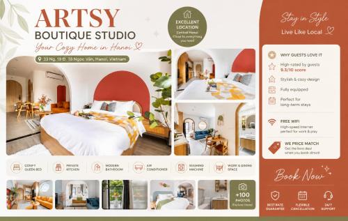 Quang An Apartment | Artsy Boutique Studio
