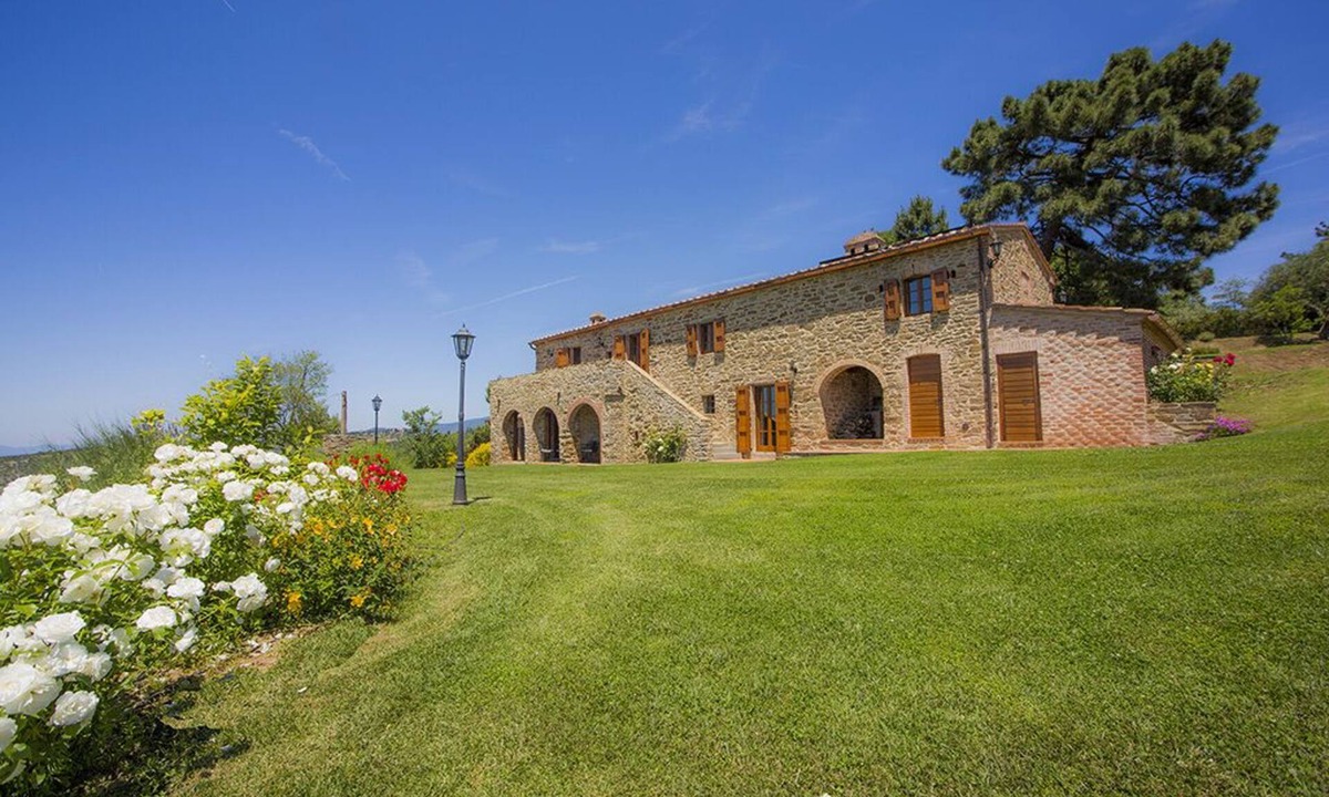 Ferretto House | Casale Contea Il Cipresso with swimming pool and panoramic view