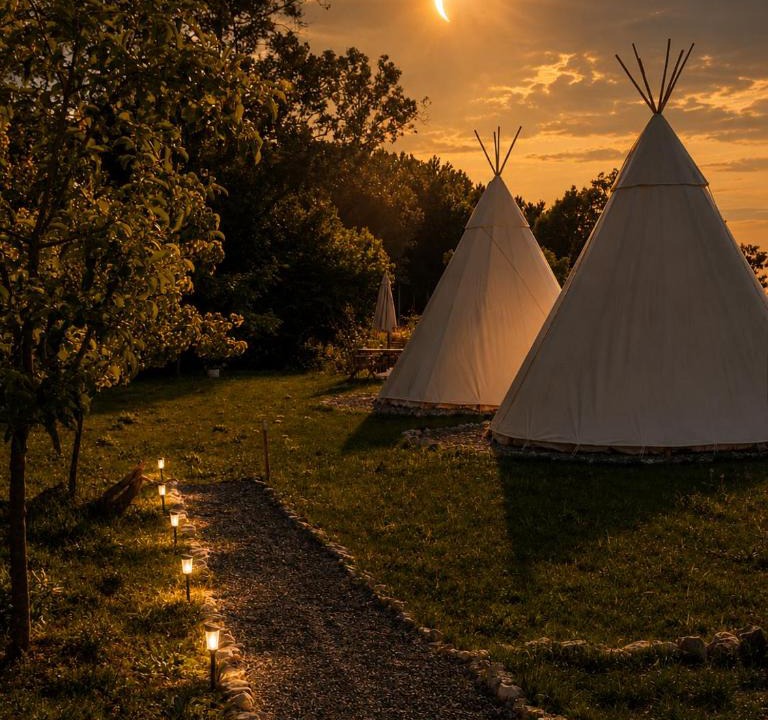 Saint-Pierre-de-Juillers Bed & Breakfast | ESCAPADE INSOLITE - Dômes, Tipis, Aire de Camping-cars & Vans
