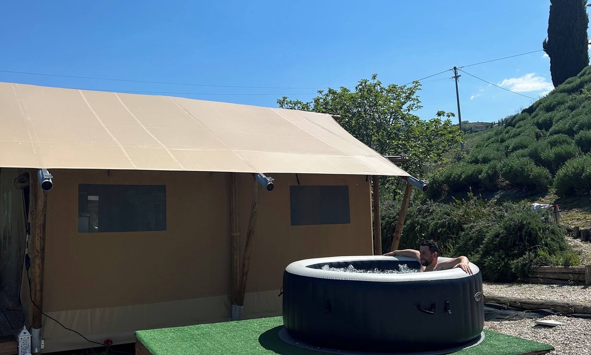 Castignano Cabin | Luxury Safari Glamping Tent in the Heart of the Marche – Ideal for families
