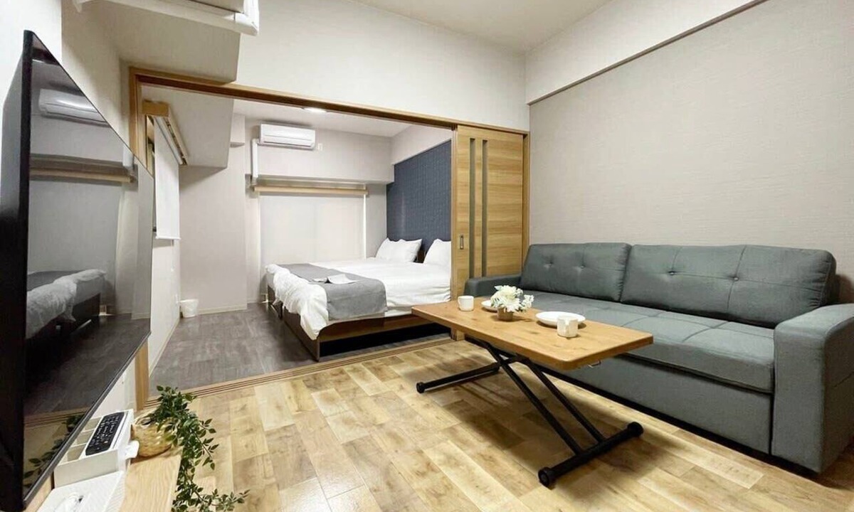 Hiroshima City Centre Apartment | New Apt Near Tourist Area for 6Ppl