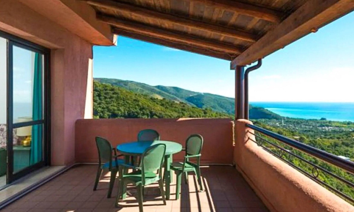 Palinuro Apartment | P.R. Club Bilocale Faro 28 with Sea View, Private Terrace and Air Conditioning