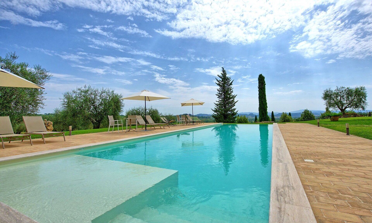 Sarteano Villa | Private Villa with WIFI, sauna, private pool, A/C, TV, panoramic view, close to Montepulciano