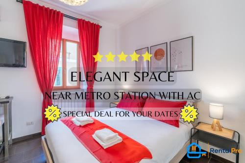 Prenestino-Centocelle Apartment | Rome-Elegant Space near metro with AC