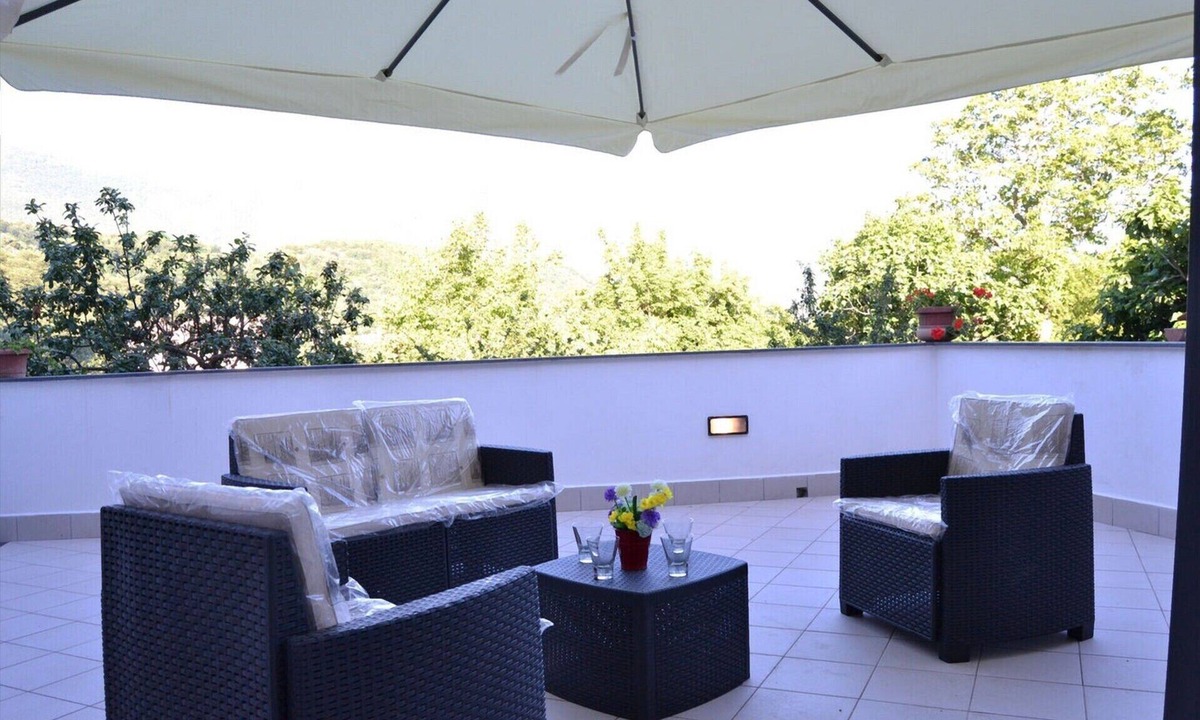 Tramonti Apartment | The terraces on the mountains-Apartment "Titì" with panoramic terrace