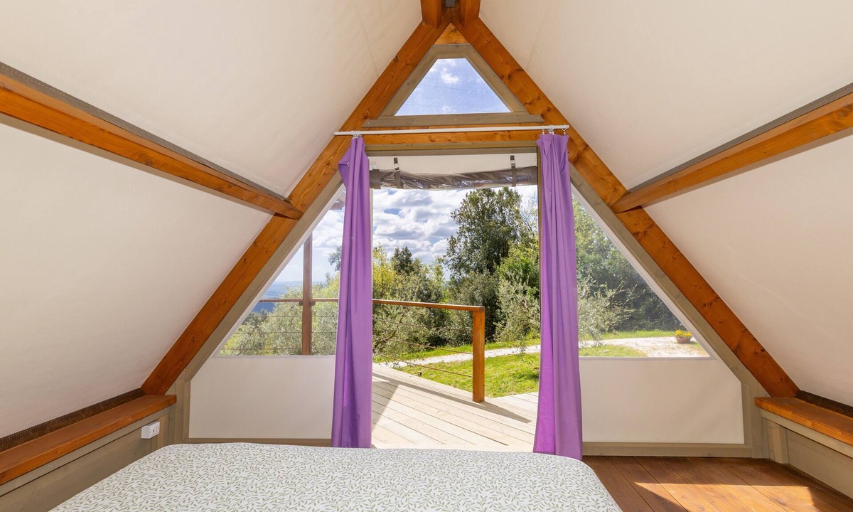 Monteverdi Marittimo House | Tiny Home 'Glamping - La Quercia' with Garden