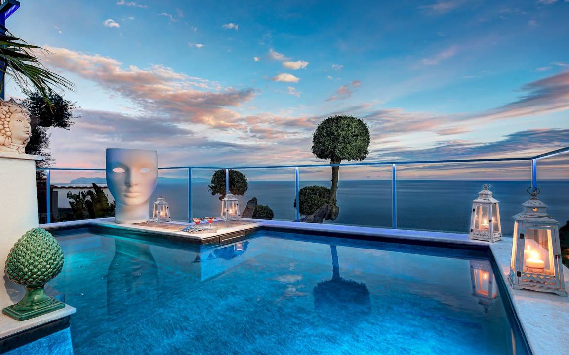 Nerano Villa | Villa Islamorada - Pool and sea views