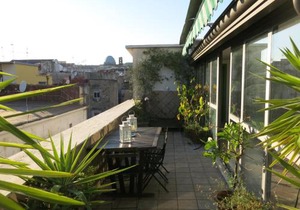Historical Naples with panoramic terrace