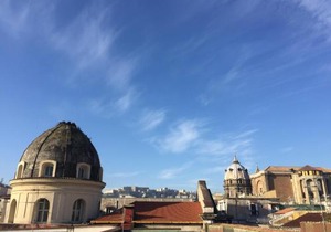 Historical Naples with panoramic terrace