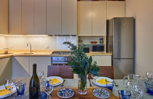 Caprino Veronese House | Beautiful apartment in villa for 8 guests with WIFI, TV and patio
