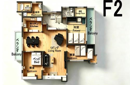 Higashi-ku Apartment | 西戸崎5丁目17番3号