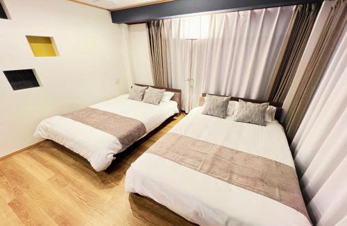 Nagahama House | 鈴籠長浜城 夏の間 - ダブルベッド2台 - 最大4名