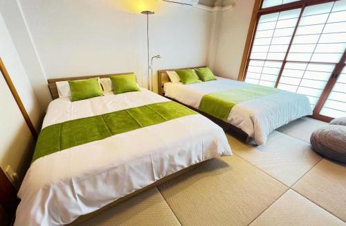 Nagahama House | 鈴籠長浜城 秋の間 - ダブルベッド2台 - 最大4名