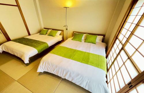 Nagahama House | 鈴籠長浜城 秋の間 - ダブルベッド2台 - 最大4名