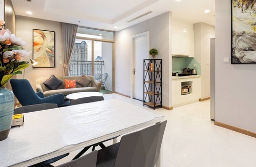 Hang Xanh Condo | 3-bedroom condo in superb Thành phố Hồ Chí Minh with AC