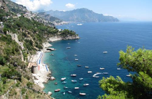 Conca dei Marini House | Amalfi 51 con vista mare, giardino e terrazze