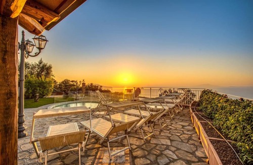 Massa Lubrense Villa | AMORE RENTALS - Villa Marika with Private Pool, Sea View, Parking, Garden, BBQ
