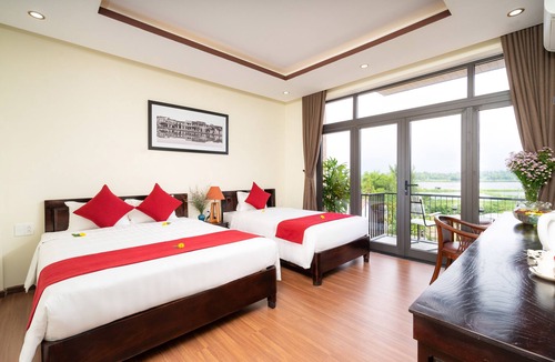 Cam Ha Villa | Ancient River Villa with outdoor swimming pool