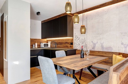 Cavalese Apartment | Apartment 'Villa Helena' with Mountain View, Private Terrace and Wi-Fi
