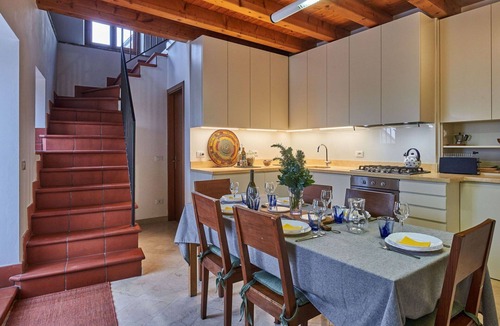 Caprino Veronese House | Beautiful apartment in villa for 8 guests with WIFI, TV and patio