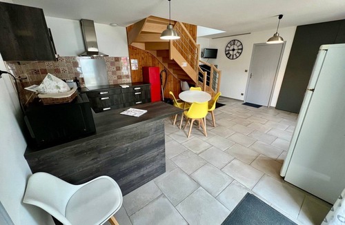 Lussac-les-Chateaux Apartment | Bedroom is a cosy house