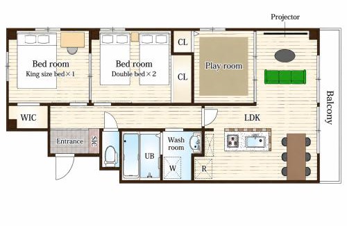 Nakamura Apartment | Cafuné NAGOYA -Family Stay -Kids Room -Free Parking