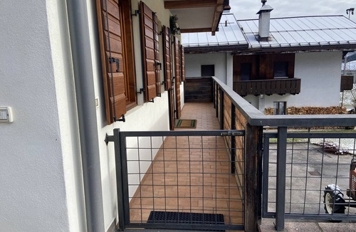 Vodo Cadore Apartment | Casa Le Vivane, with baklcony and view