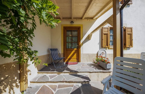 Castello-Molina di Fiemme Apartment | Casa Nicole Studio Apartment with Mountain View, Wi-Fi, and Garden