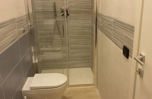 Sapri Apartment | Comfortable one-bedroom apartment with kitchen and terraced balcony with mountain view
