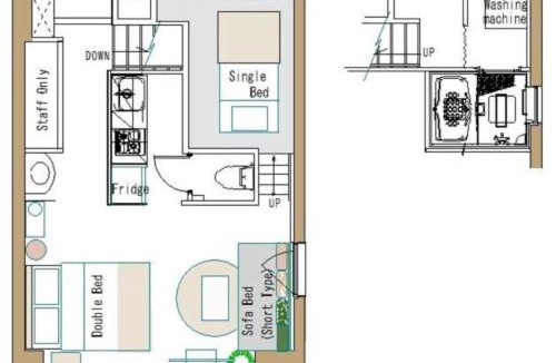 Nishikimachi Apartment | Corridor Bel-Air 101 コリドールベルエア101 - 最大4名