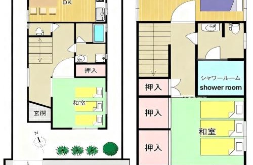 Katsushika Villa | Easy Access to Ueno Asakusa Airport 2 Showers 2 Toilets