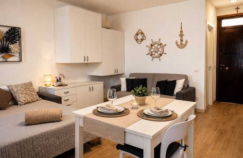 Cassano allo Ionio Apartment | Elegant 40-square-meter apartment (sleeps up to 4) with a 25-square-meter terrace.