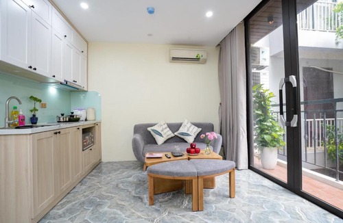 Tay Ho Apartment | Fusion Westlake - High Furniture - Balcony Apartment