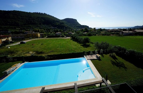 Garda Apartment | GardaLake BlueParadise - garden, lake view and swimming pool