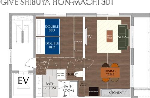 Honmachi Apartment | GIVE Shibuya Honmachi