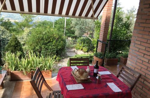 Poggio Catino House | hilltop villa garden with great views