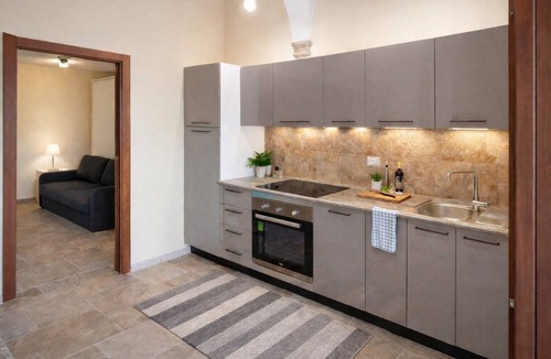 SantʼAgata di Puglia Apartment | Historic Center Apartment in Sant’Agata di Puglia with Mountain View, WiFi & Air Conditioning