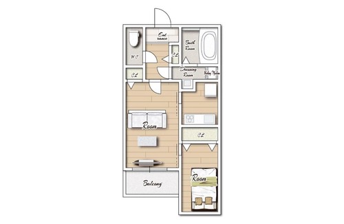 Chuo-ku Hotel | Kag R大濠1