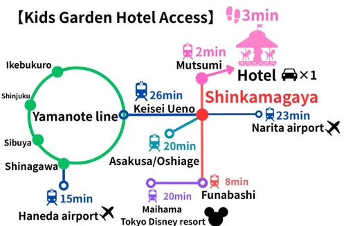 Kamagaya House | Kids Garden Tokyo Family Hotel near Disney & Narita