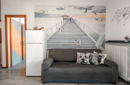 San Tommaso Tre Archi Apartment | Lovely apartment overlooking the beach at Lido tre Archi di Fermo