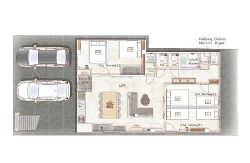 Kita Ward Apartment | Oyadoya Kurokawa 広さ97平米 地下鉄黒川駅徒歩4分 最大10名 名古屋城近く