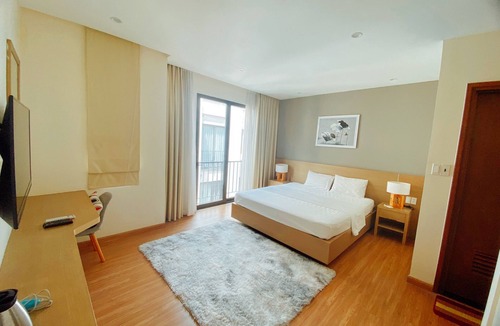 Ha Long Condo | Penthouse Duplex Wabi-sabi 3BR, Pool-BBQ, Sky View