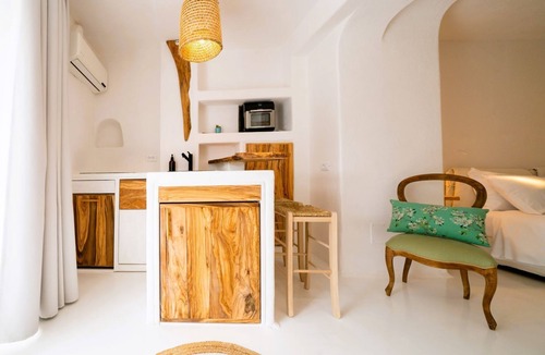 Forio Apartment | Premium Studio with a garden terrace and side sea view