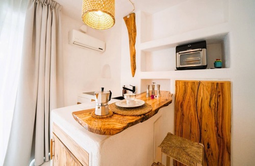 Forio Apartment | Premium Studio with a garden terrace and side sea view