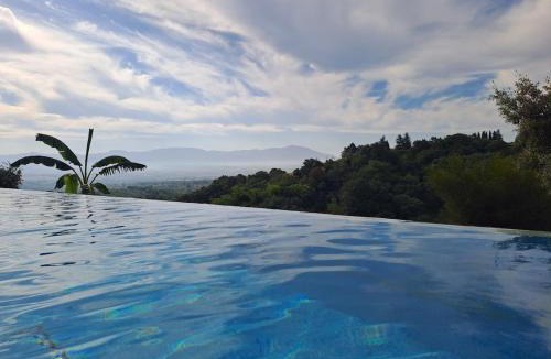 Fiano Romano Apartment | Private Studio in a Villa with Pool & Parking near Rome