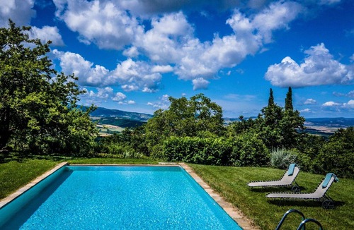 Chianciano Terme Villa | Private Villa with private pool, WIFI, A/C, terrace, panoramic view, close to Montepulciano