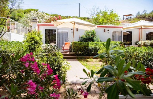 Chiesiola Resort | Property in a Holiday Village 'Baia Falcone - Basic Two-Room Apartment 406' with Sea View