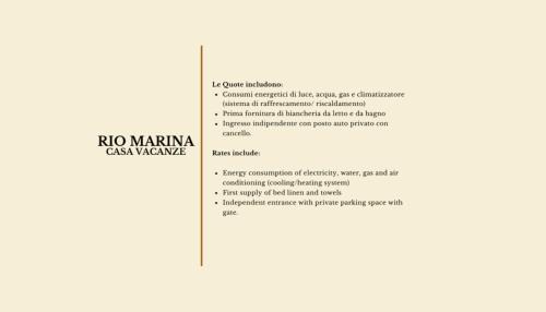 Rio Marina Apartment | Rio Marina Casa Vacanze con aria condizionata