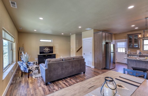 Rockerville Condo | Rockerville Gold Town Lodging #12-This two-bedroom condo is your perfect home base for adventure and relaxation. Just minutes from Mount Rushmore, Crazy Horse Memorial, Custer State Park, Sturgis, and the Badlands.